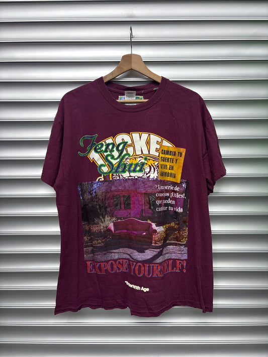 Better With Age Burgundy Tucker Tee - L
