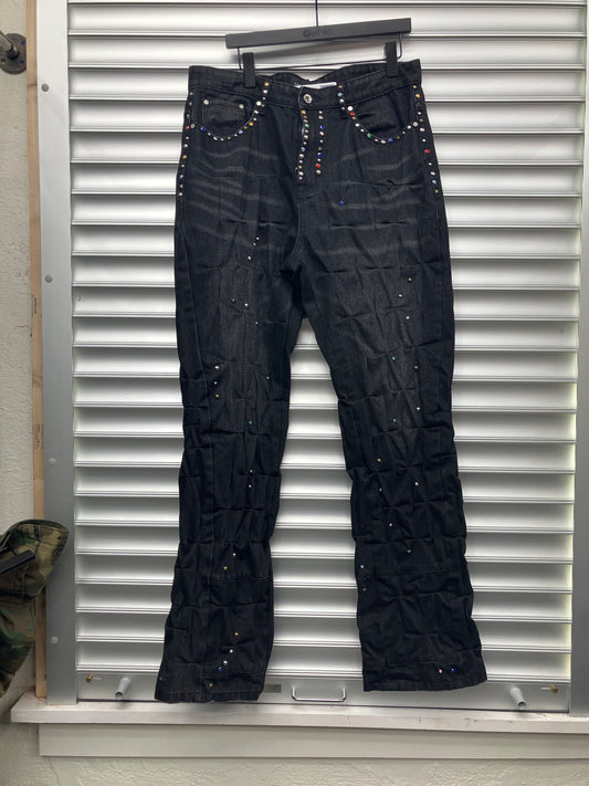 Who Decides War Studded Cinch Denim - 34