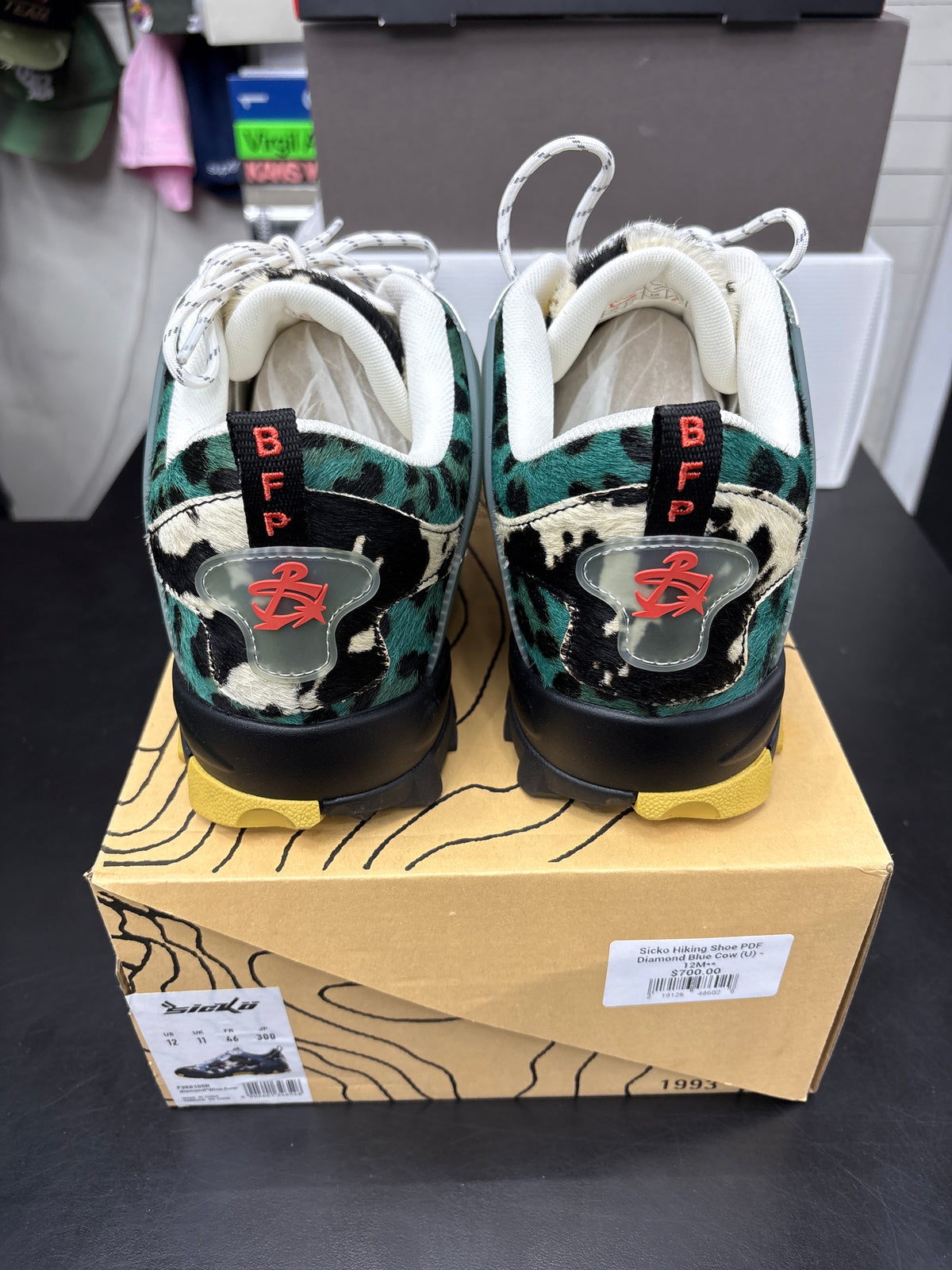 Sicko Hiking Shoe PDF Diamond Blue Cow (U) - 12M**