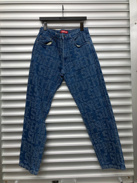 Supreme Blue Distressed Denim - 30