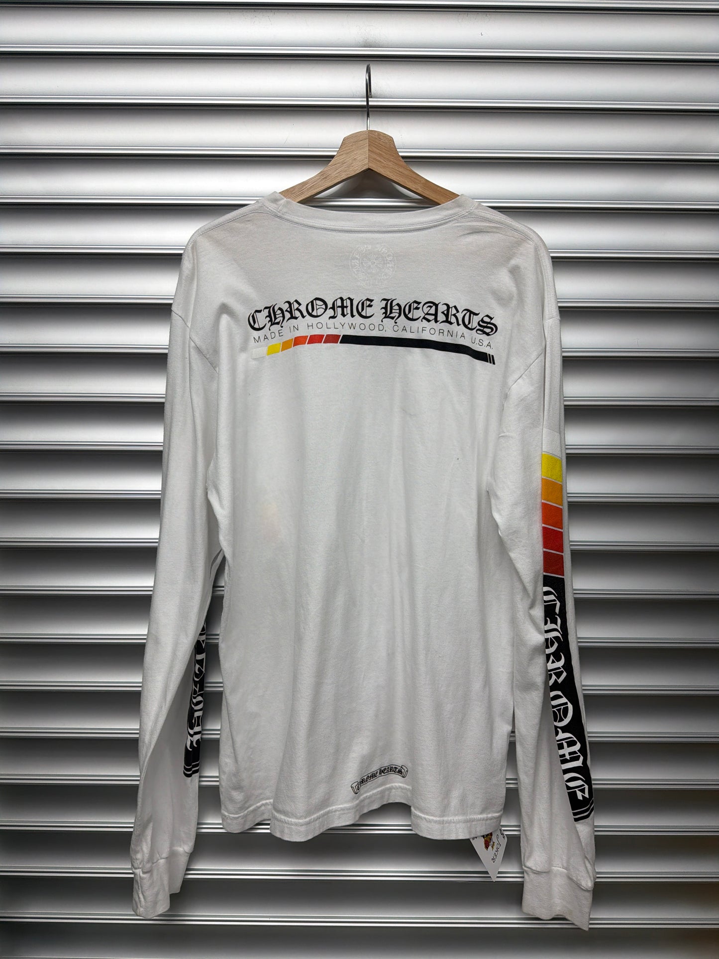 Chrome Hearts White Heat Map Longsleeve - XL