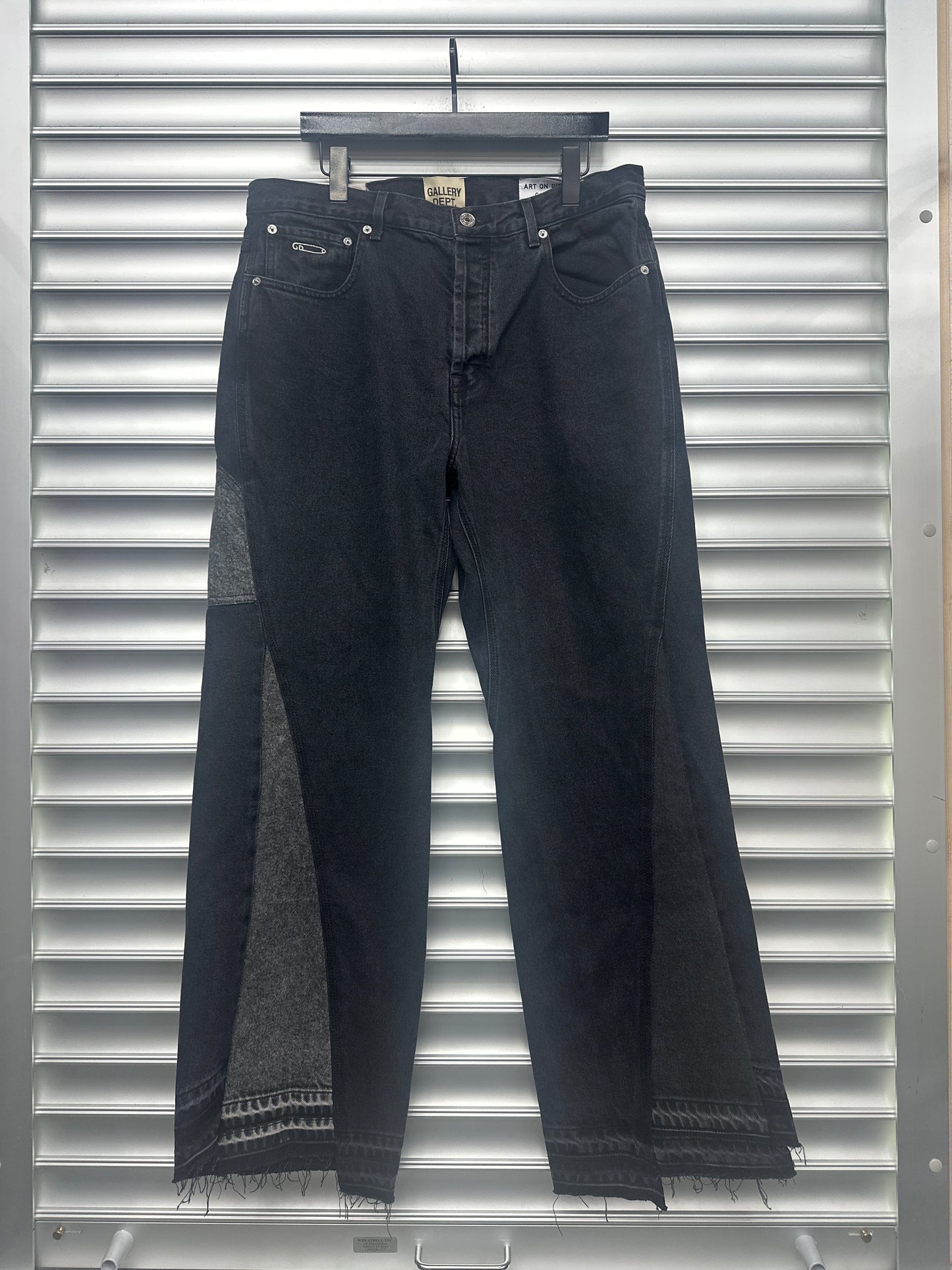 Gallery Black Reconstructed Denim - 36**