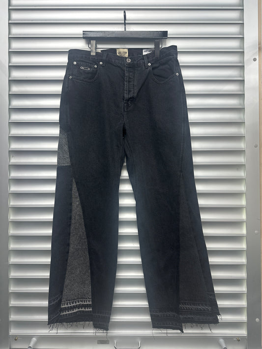 Gallery Black Reconstructed Denim - 36**