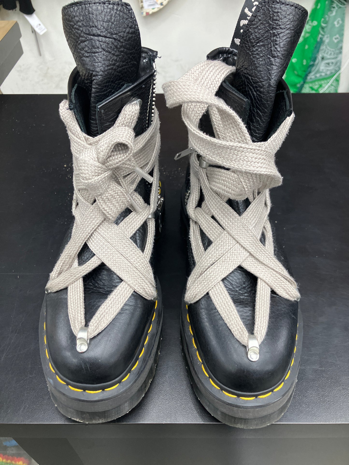 Rick Owen Dr Marten Jumbo Lace (U) - 9M (NB)