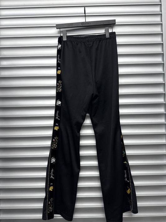 Kapital Black Velour Trackpants - 2