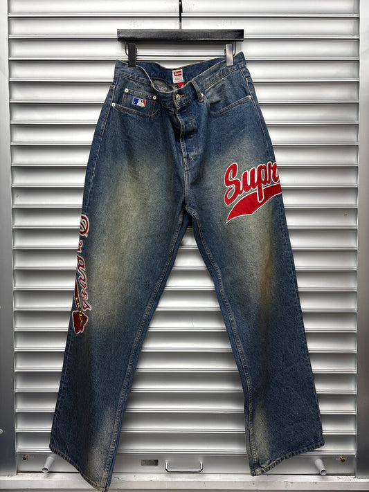 Supreme Braves Denim- 36**