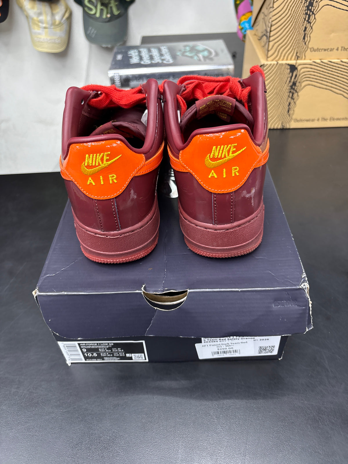 AF1 Patent Dark Team Red (U) - 9M**