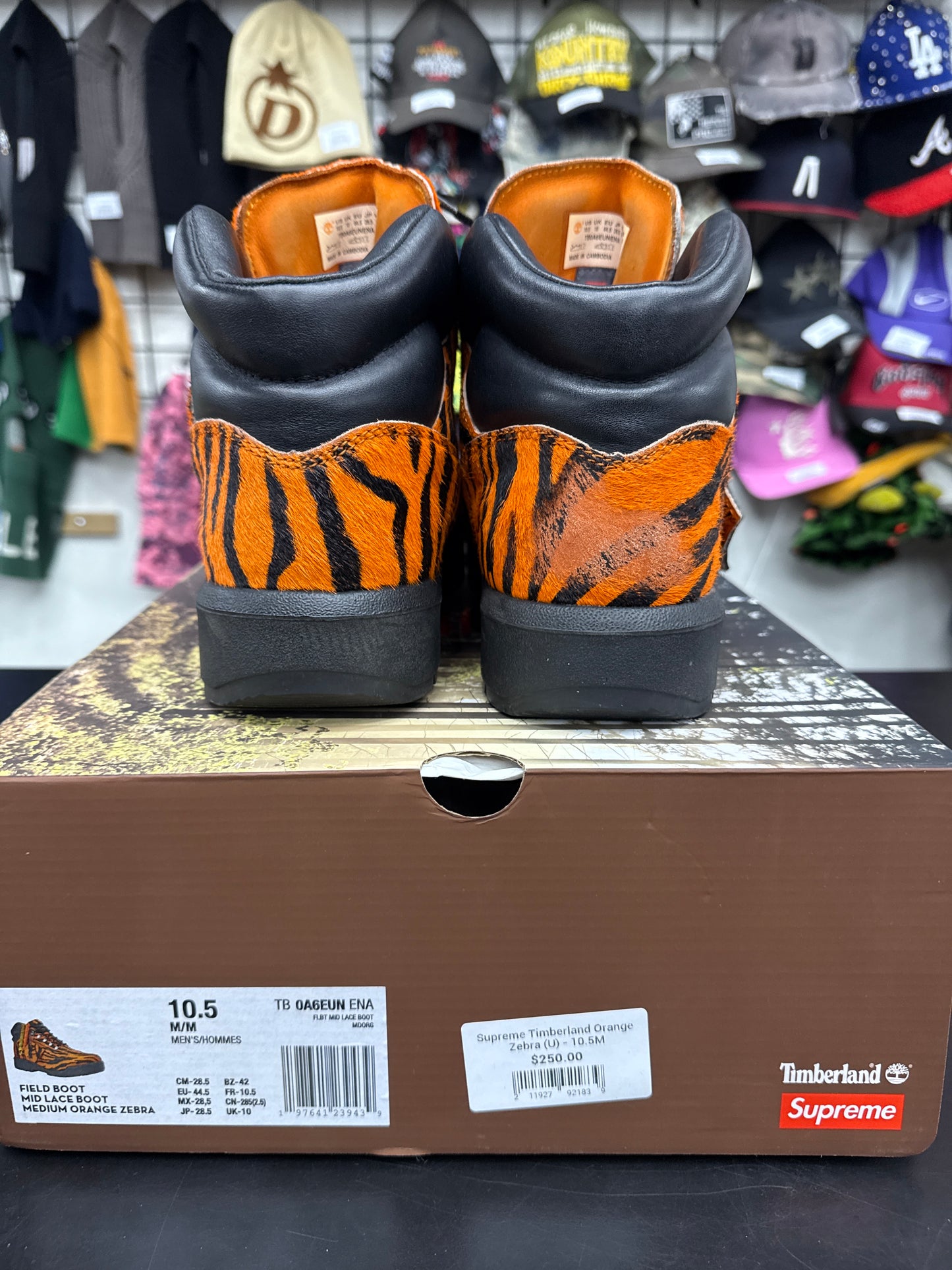 Supreme Timberland Orange Zebra (U) - 10.5M
