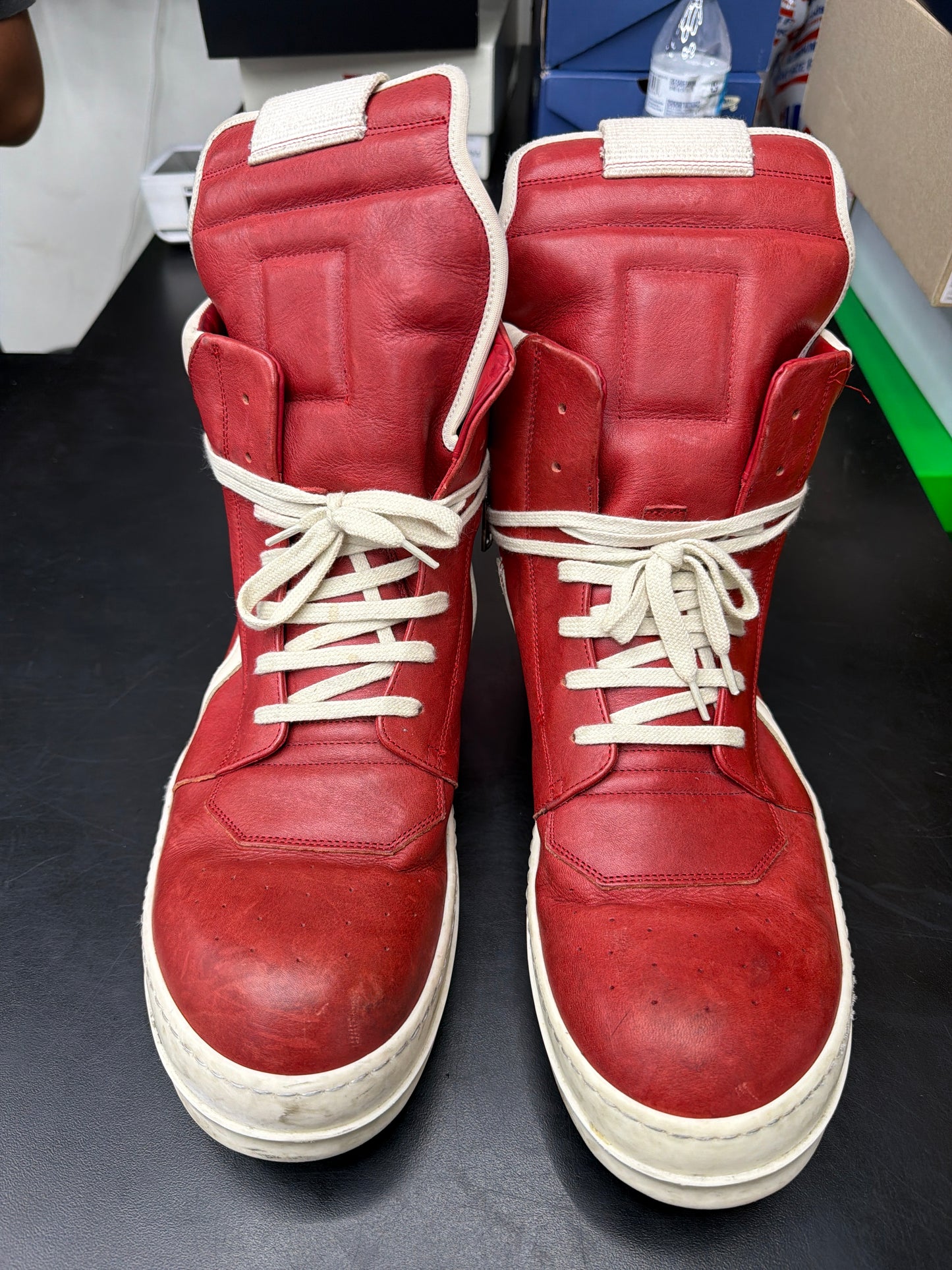 Rick Owen Geobasket Cardinal Red (U) - 46(13) (NB)