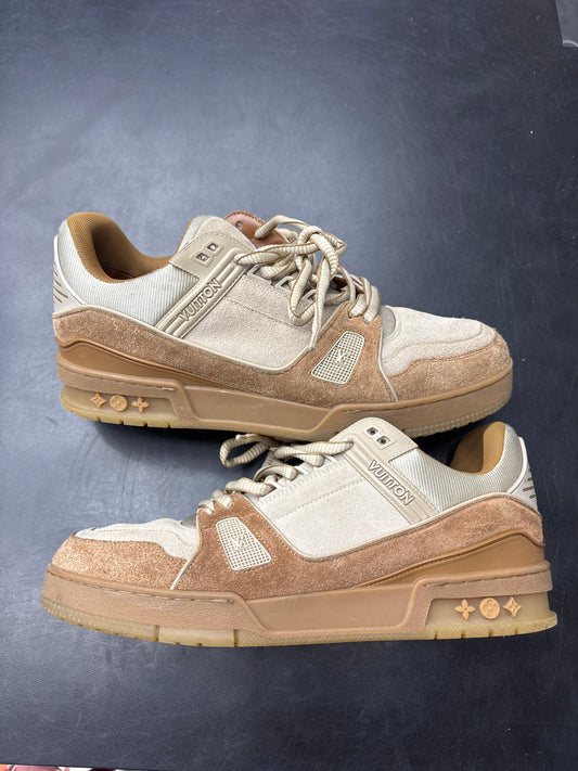 Louis Vuitton Trainer Brown Suede (U) - 10.5M (NB)