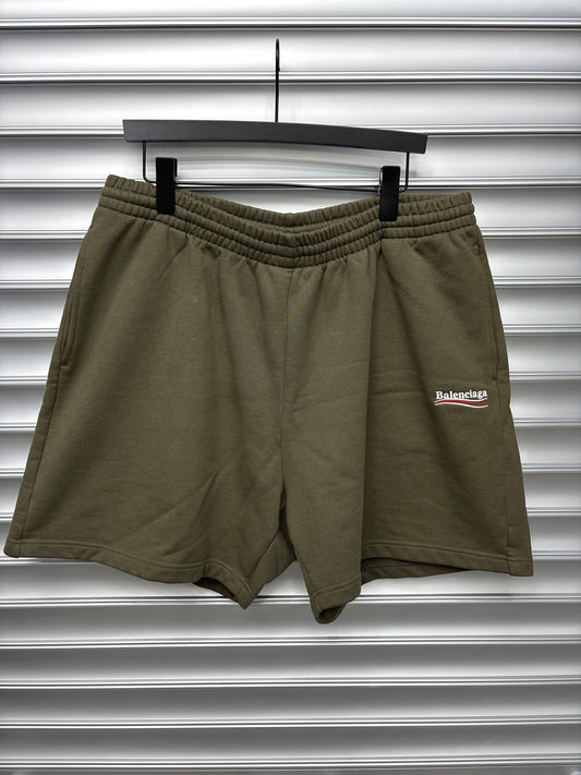 Olive Balenciaga Shorts - L