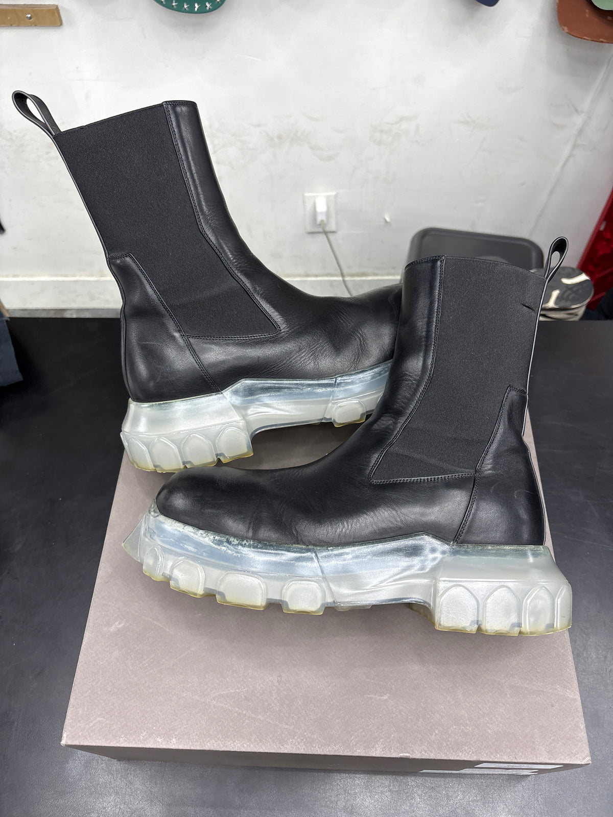 Rick Owen Bozo Tractor Black (U) - 41.5**