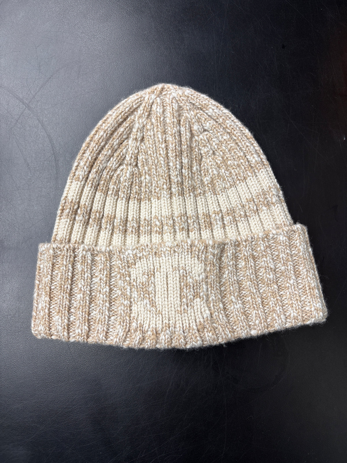 Chanel Tan Woven Beanie**