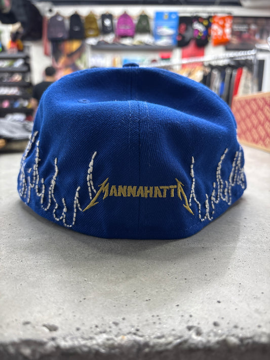 Mannahatta Blue Flame Fitted Hat - 7 5/8