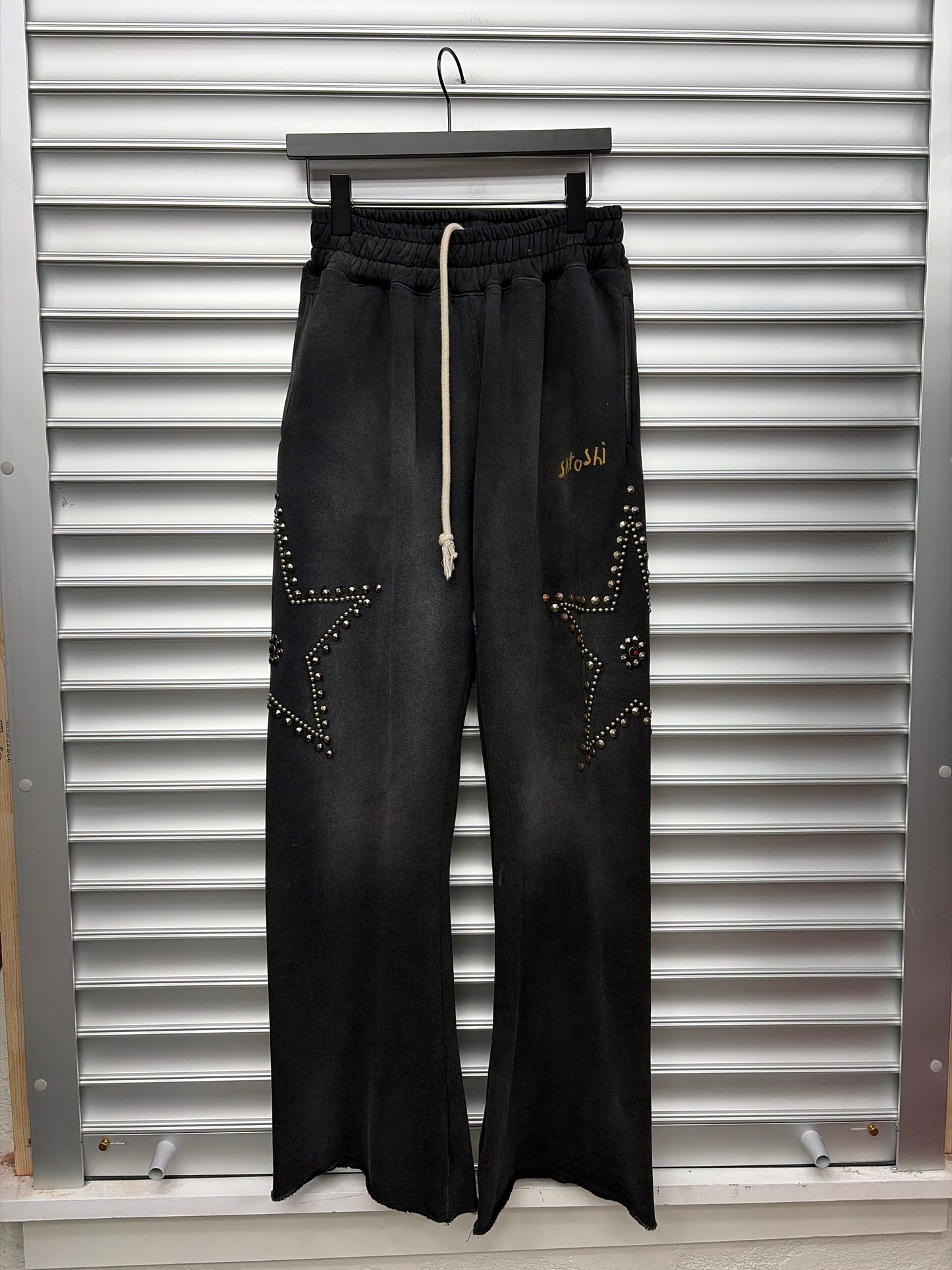 Satoshi Nakamoto Star Studded Sweatpants - S