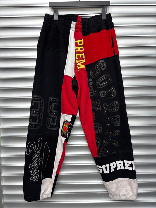 Supreme Patchwork Sweatpants - M