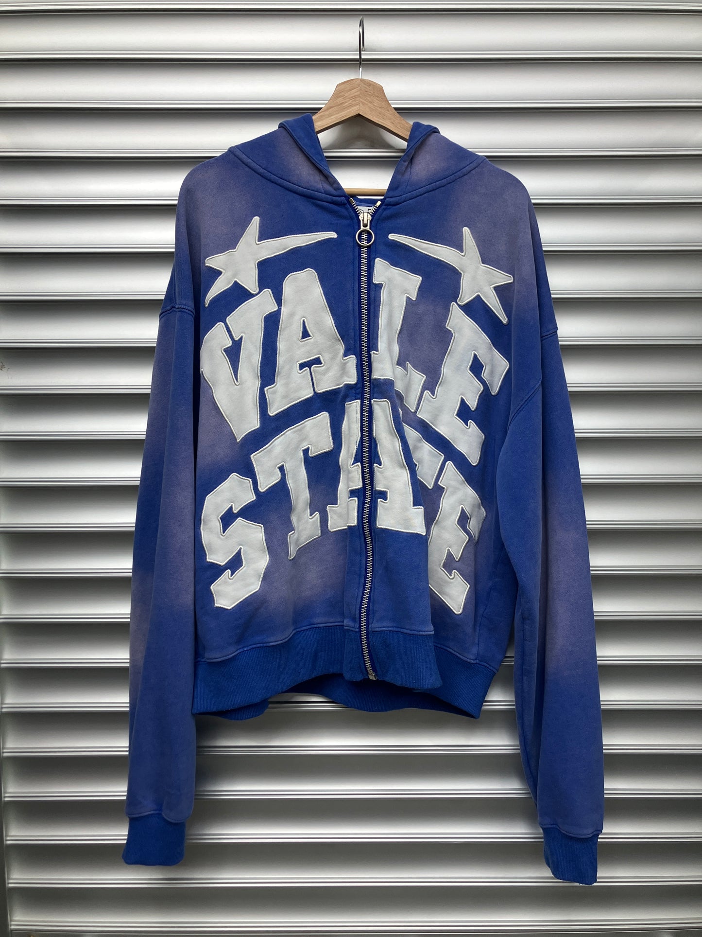 Vale Blue Zip Up - L