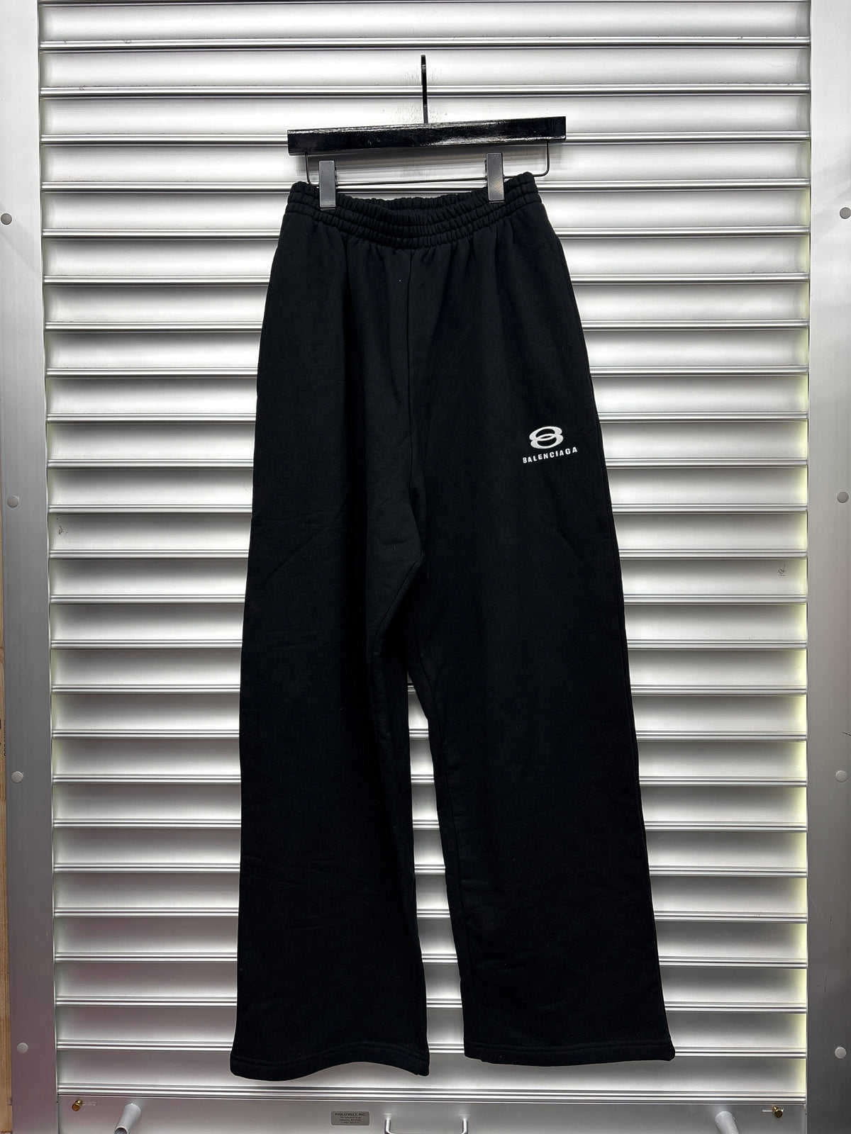Balenciaga Unity Logo Black Sweatpants - XXS**