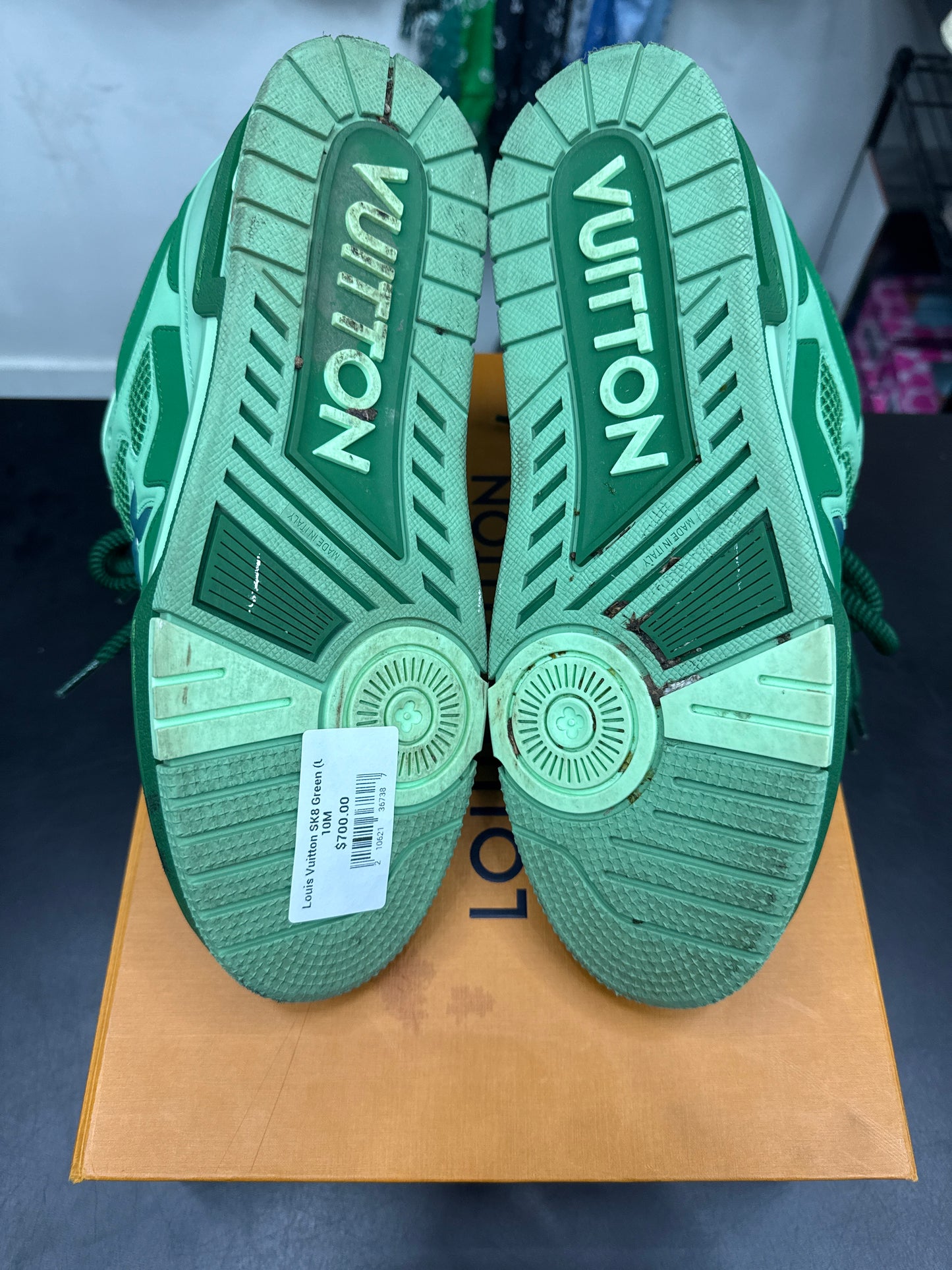 Louis Vuitton SK8 Green (U) - 10M