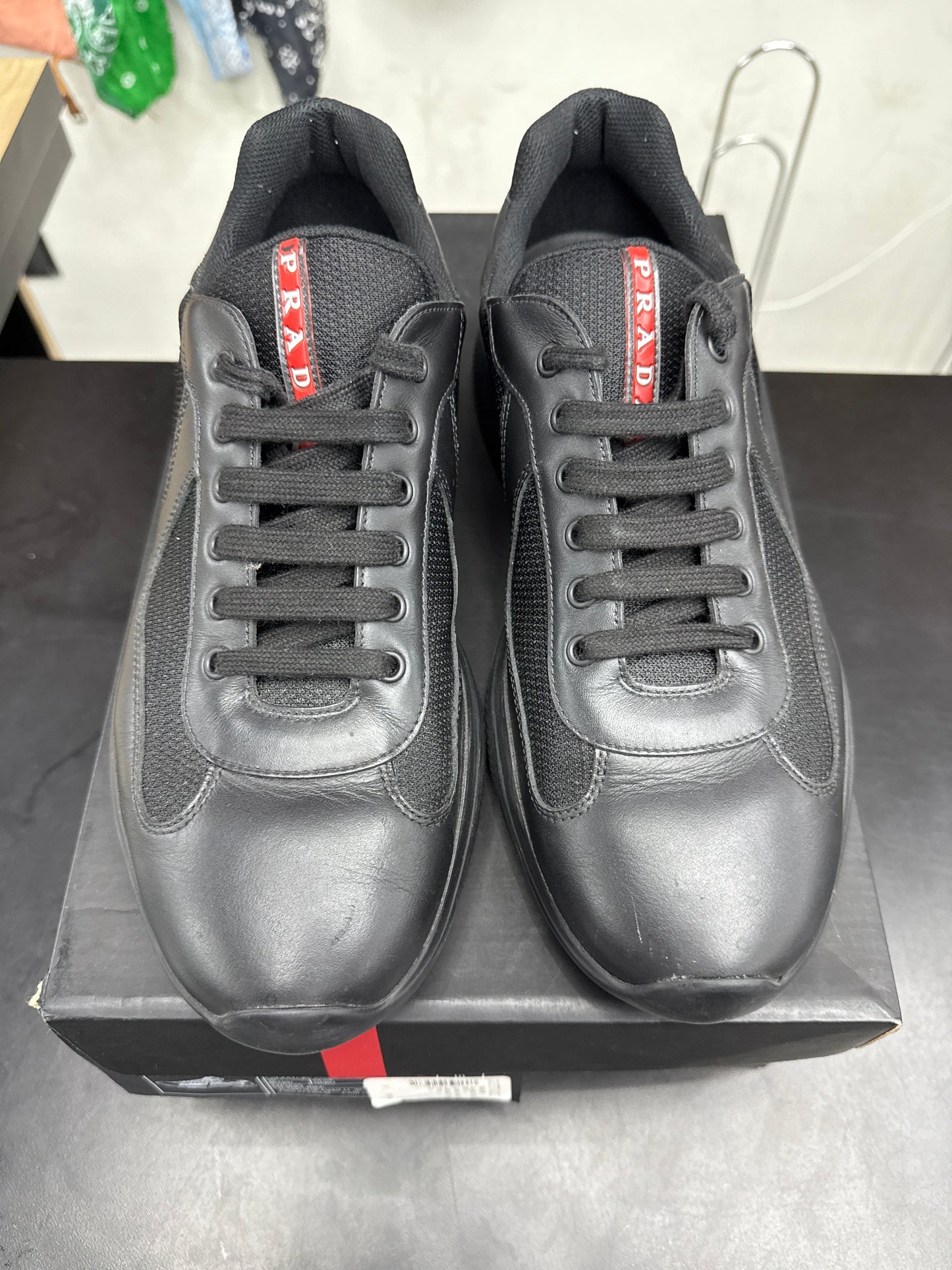 Prada American Cup Black Leather (U) - 11.5M