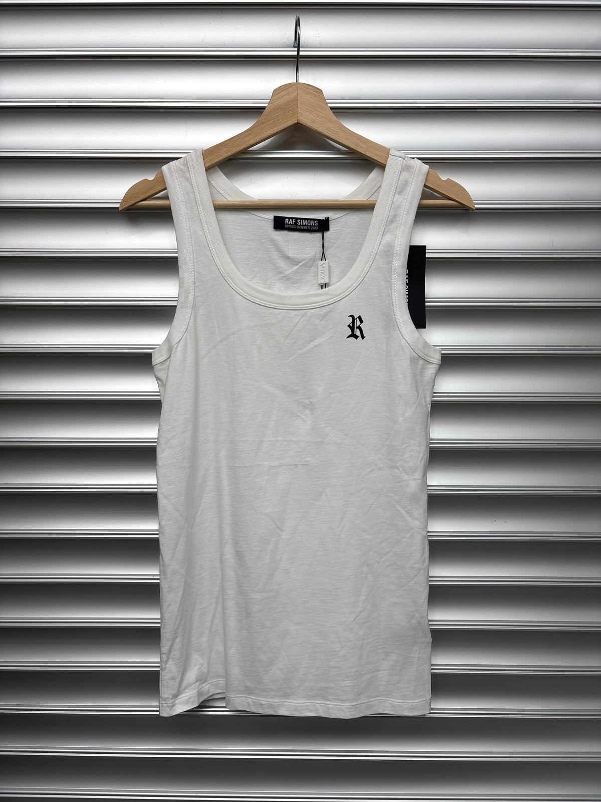 Raf Simmons White Tank Top - S