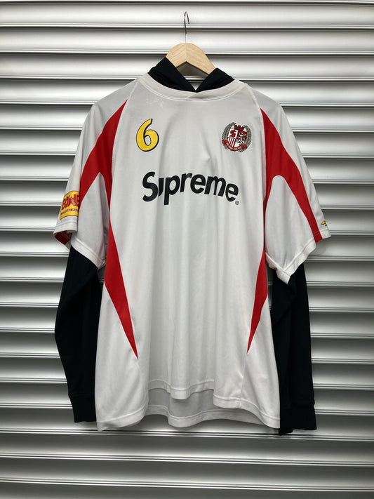 Supreme White Mesh Tops - L