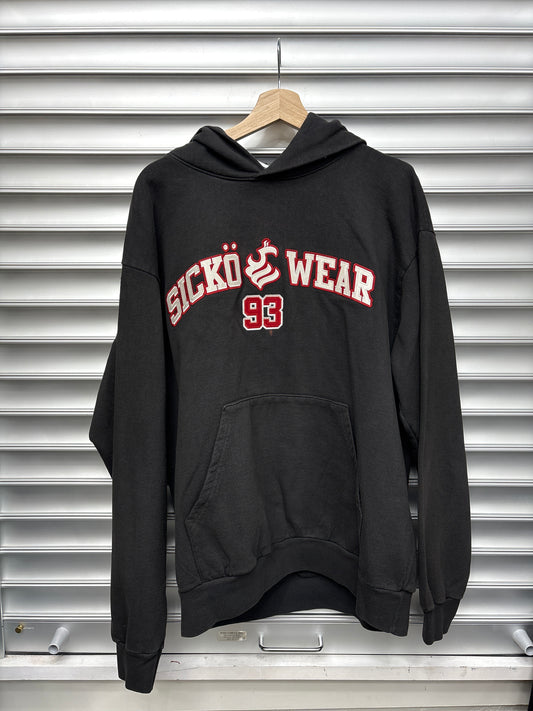Sicko Wear 93 Charcoal Hoodie - L**