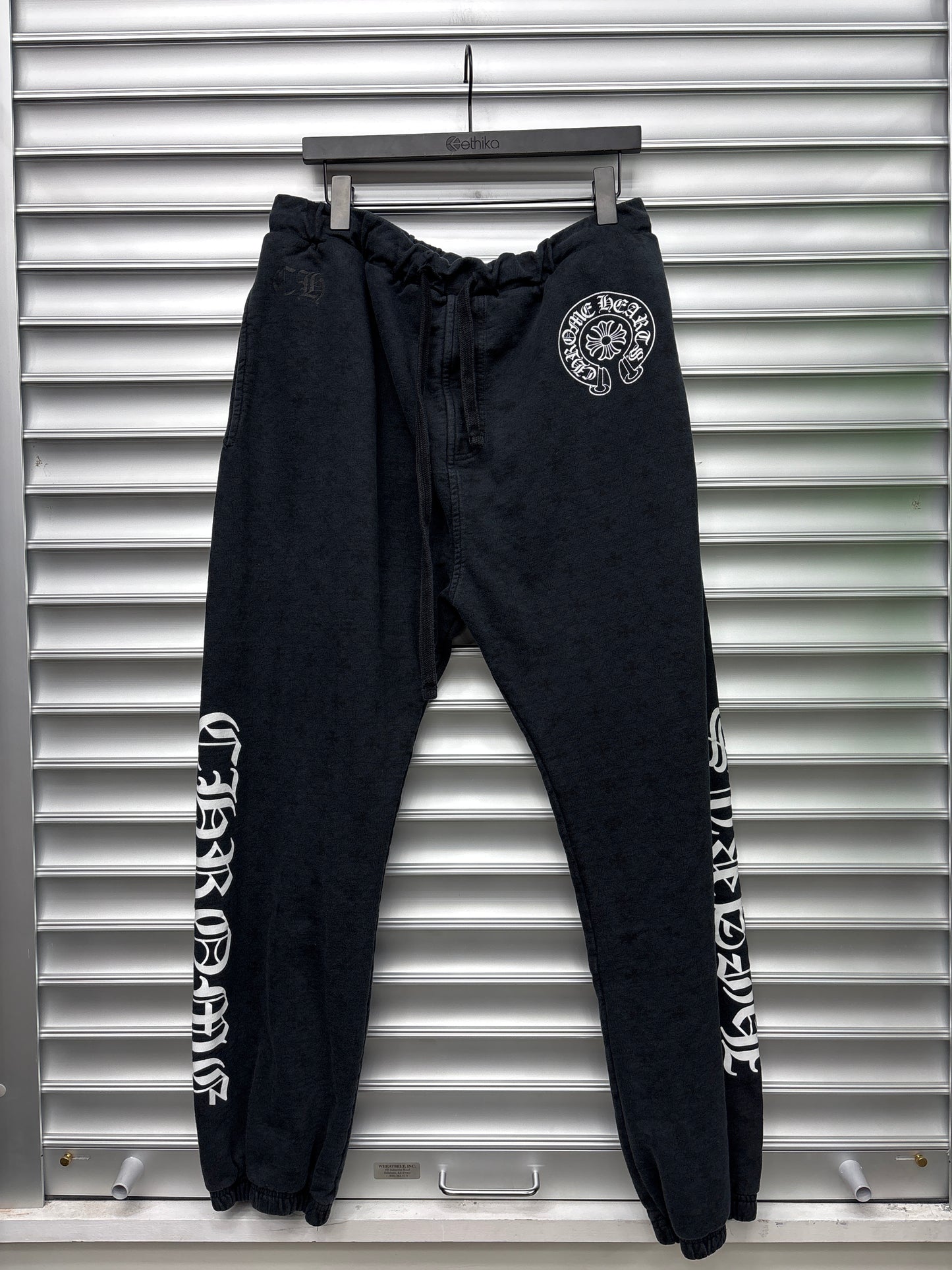 Chrome Hearts Black Joggers - XXL