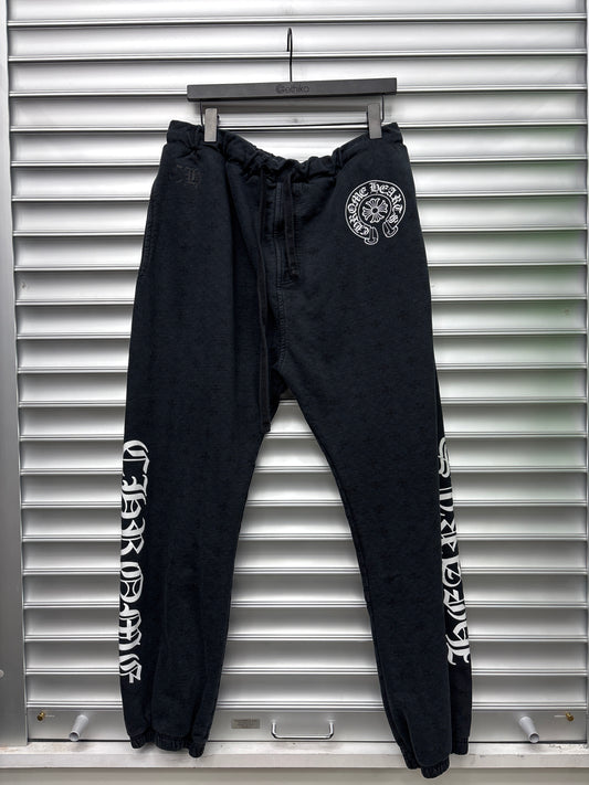Chrome Hearts Black Joggers - XXL