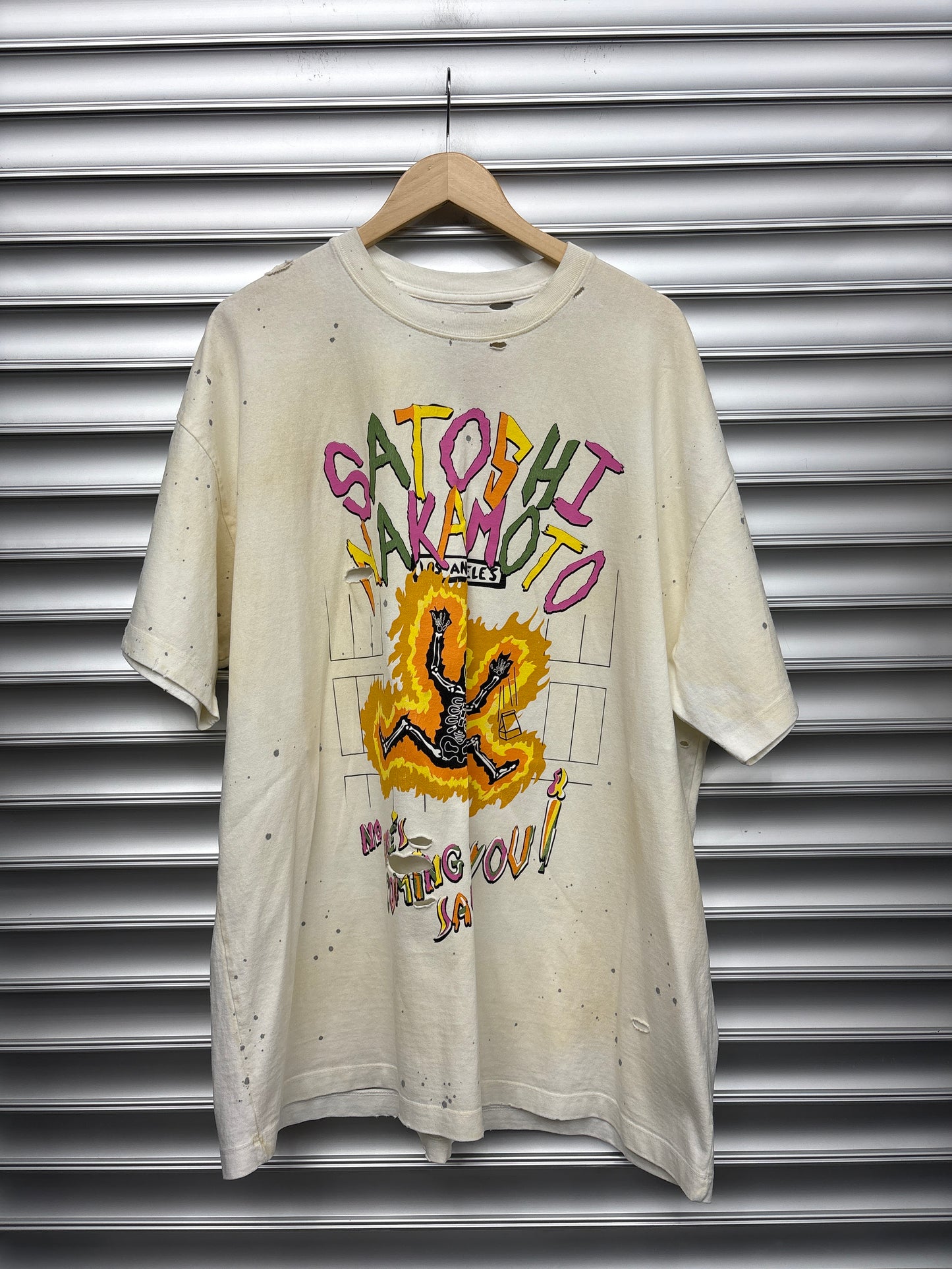 Satoshi Nakamoto Burning Man Tee - XXL**