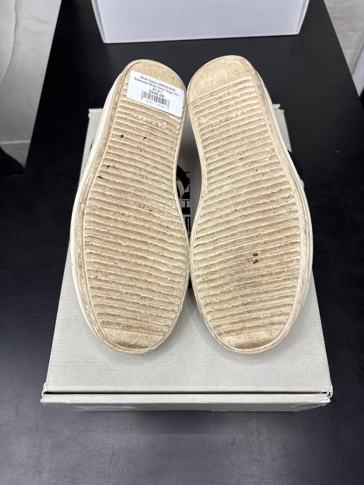 Rick Owen DRKSHDW Ramone Stop Your Urge (U) - 41.5**
