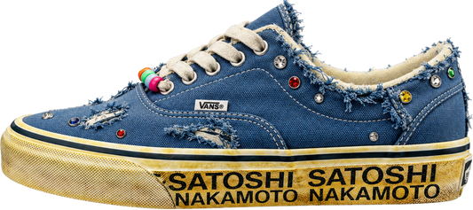 Vans Authentic Satoshi Nakamoto Navy Complexcon Exclusive - 9.5M