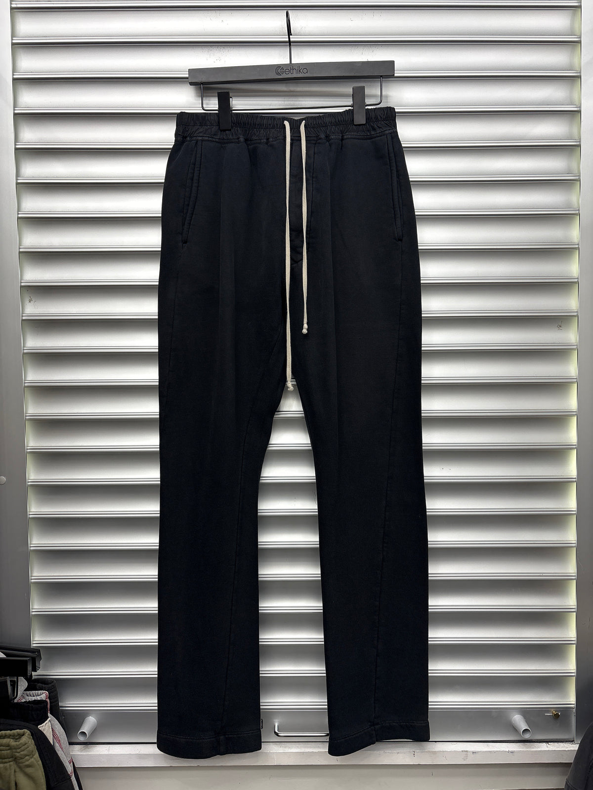 Rick Owens Black Sweatpants - S**