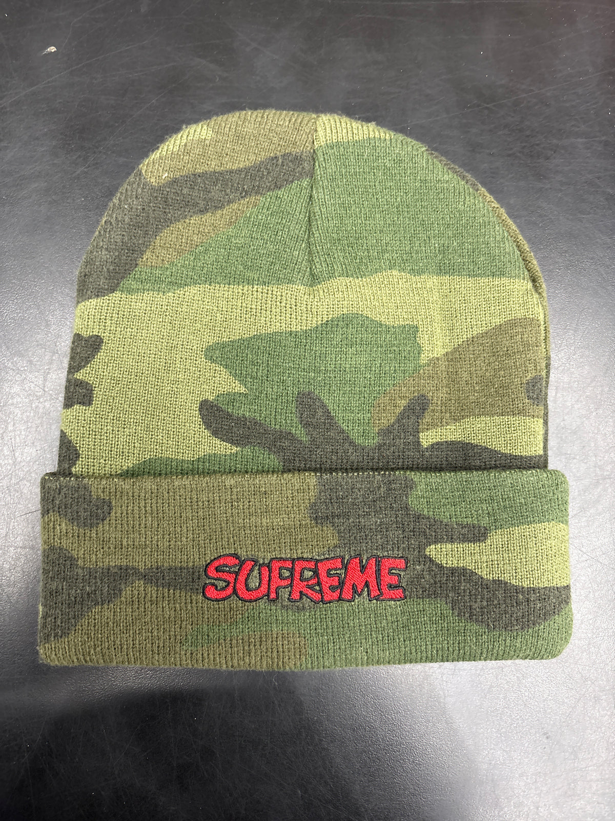 Supreme Camo Smurfs Beanie**