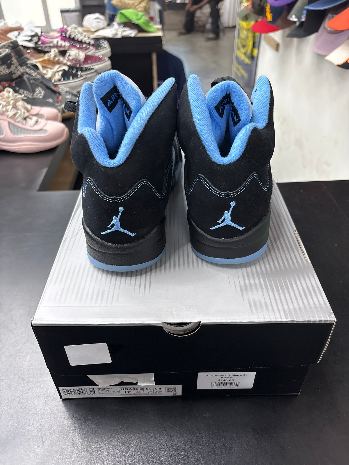 AJ5 University Blue (U) - 8.5M**