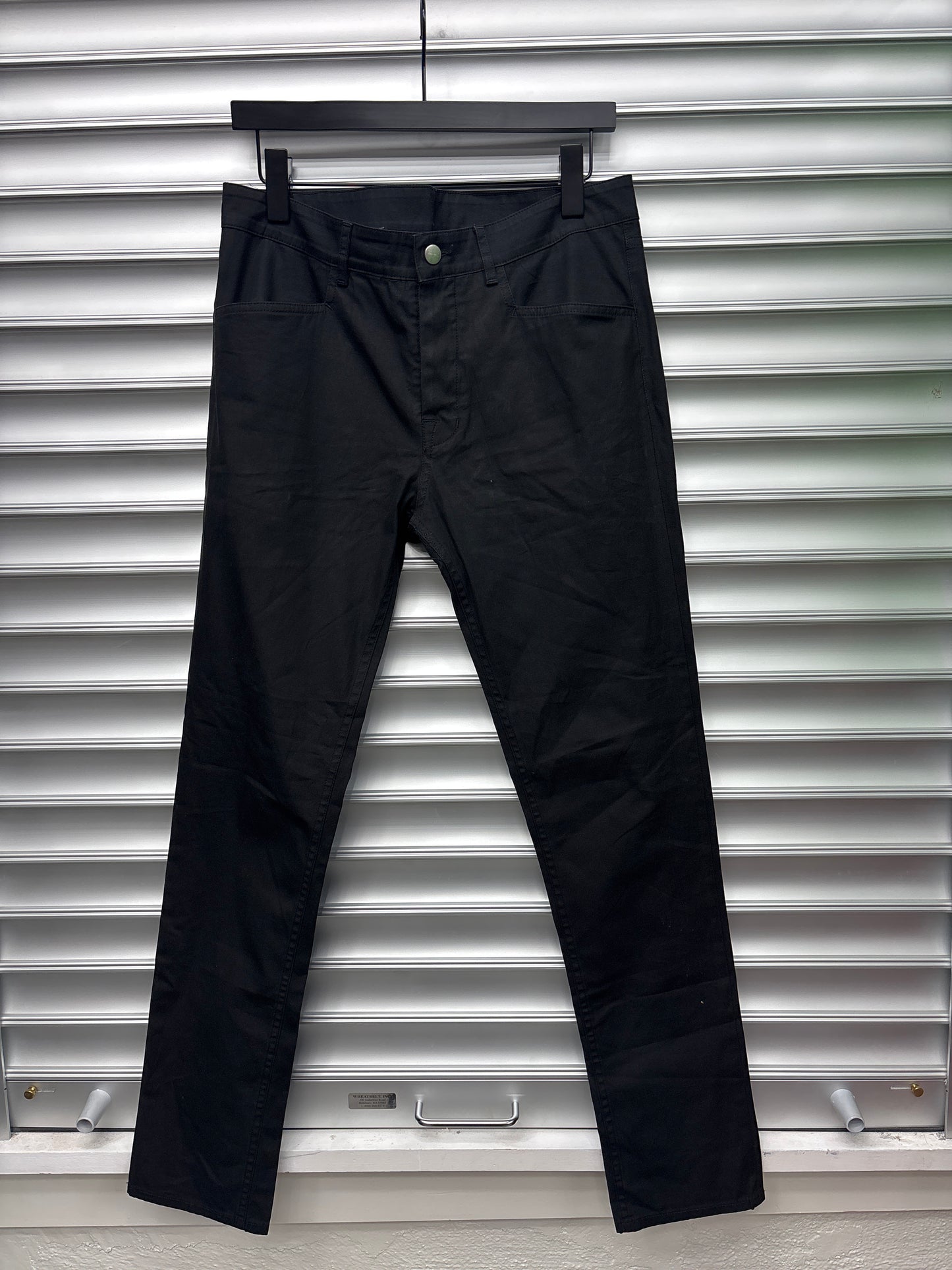 Rick Owens Black Cotton Pant - 48