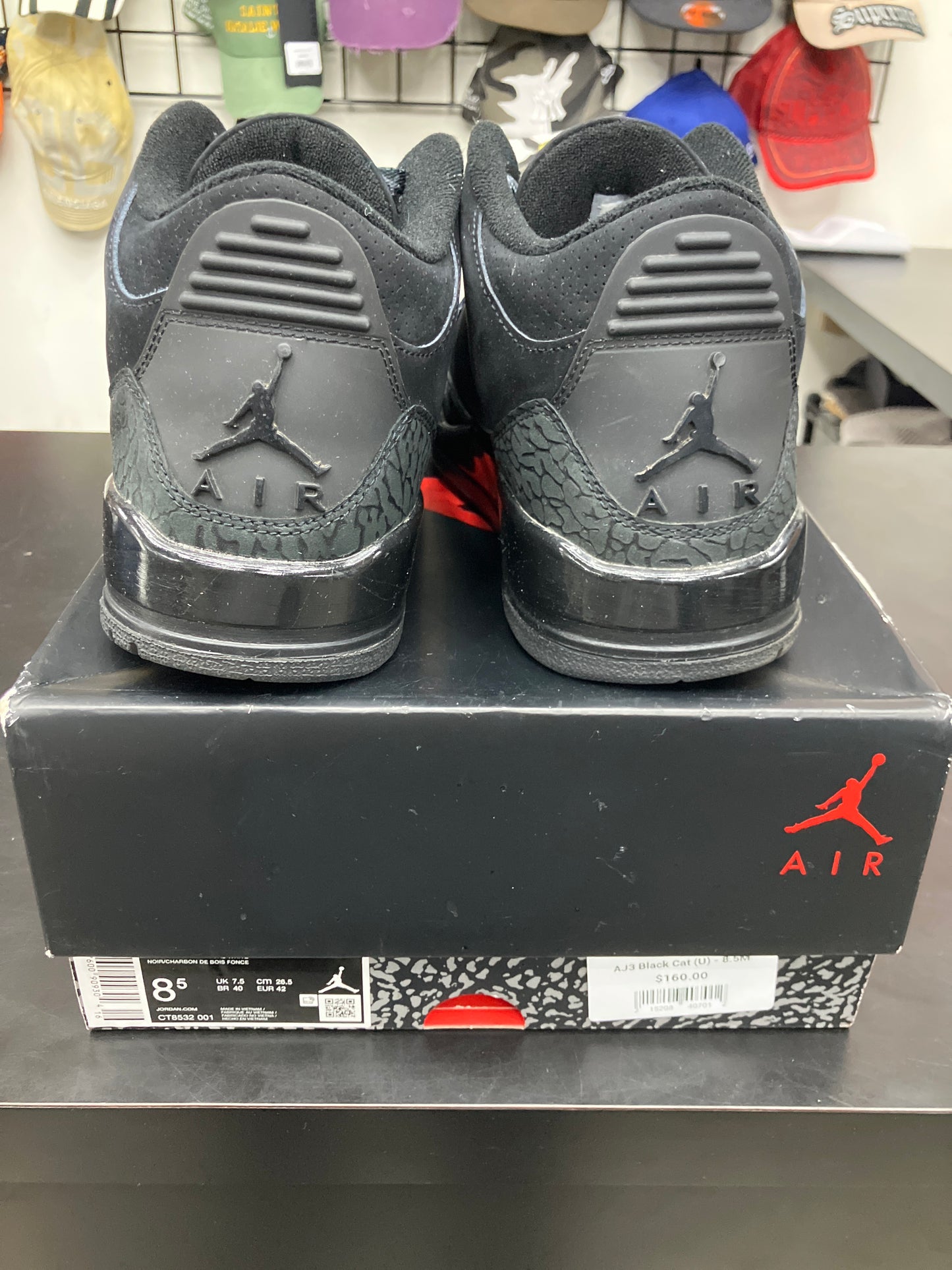 AJ3 Black Cat (U) - 8.5M