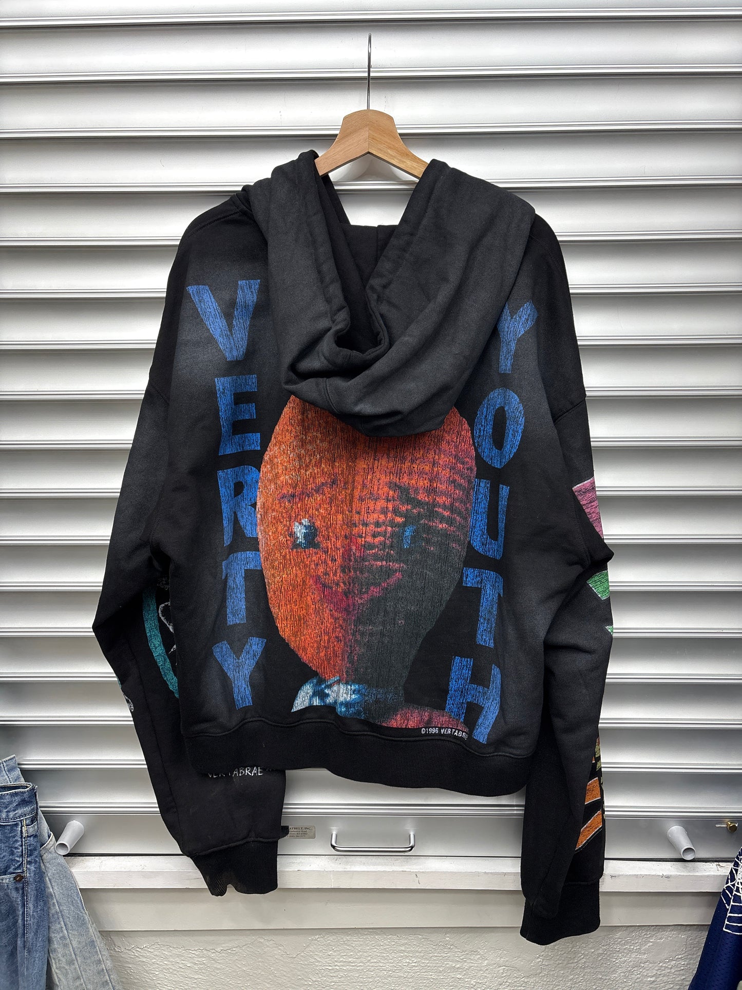 Vertabrae Youth Zip Up Hoodie - L