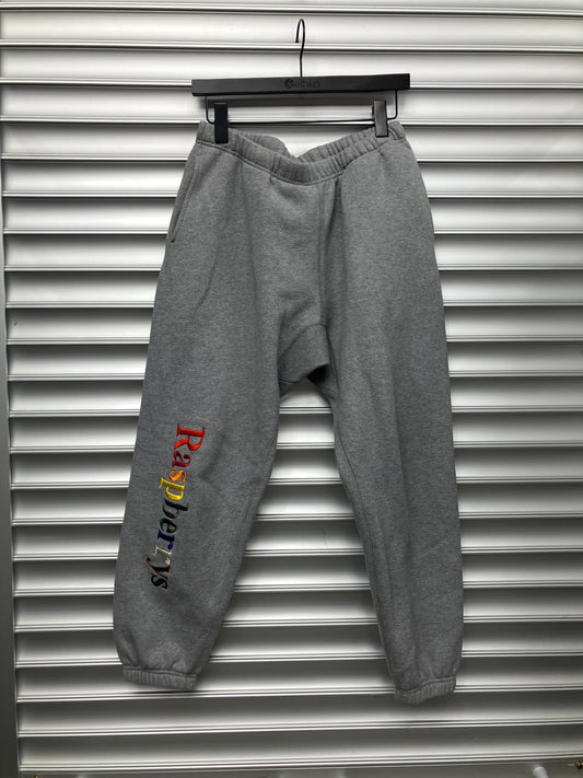 Raspberry Grey Sweats - Small