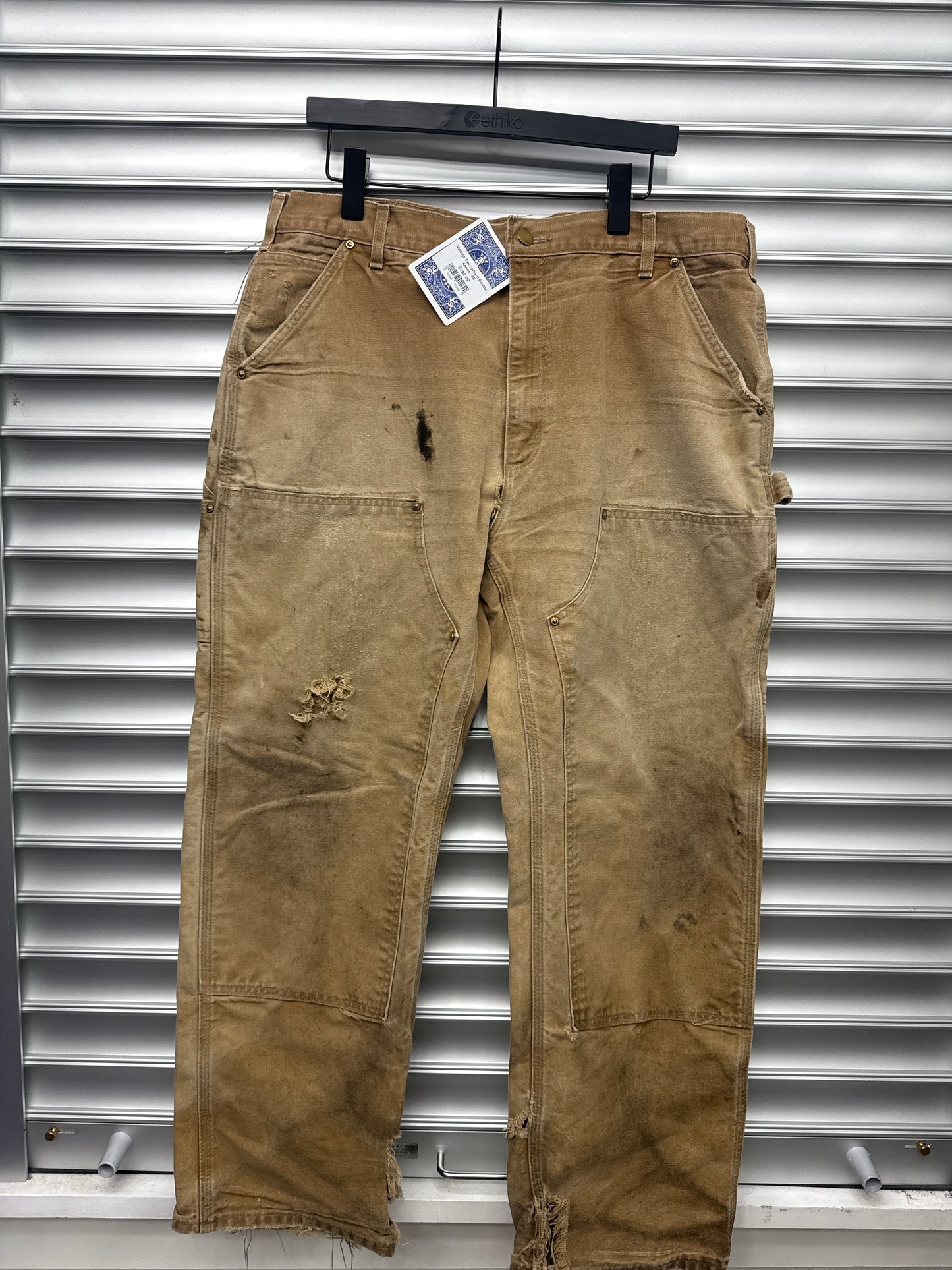 Vintage Tan Carhartt Double Knees - 38