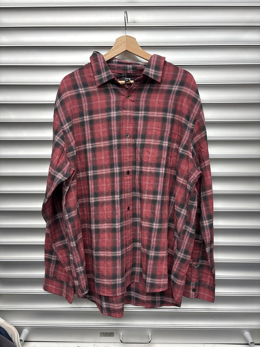 Stussy Red Button Up - XL**