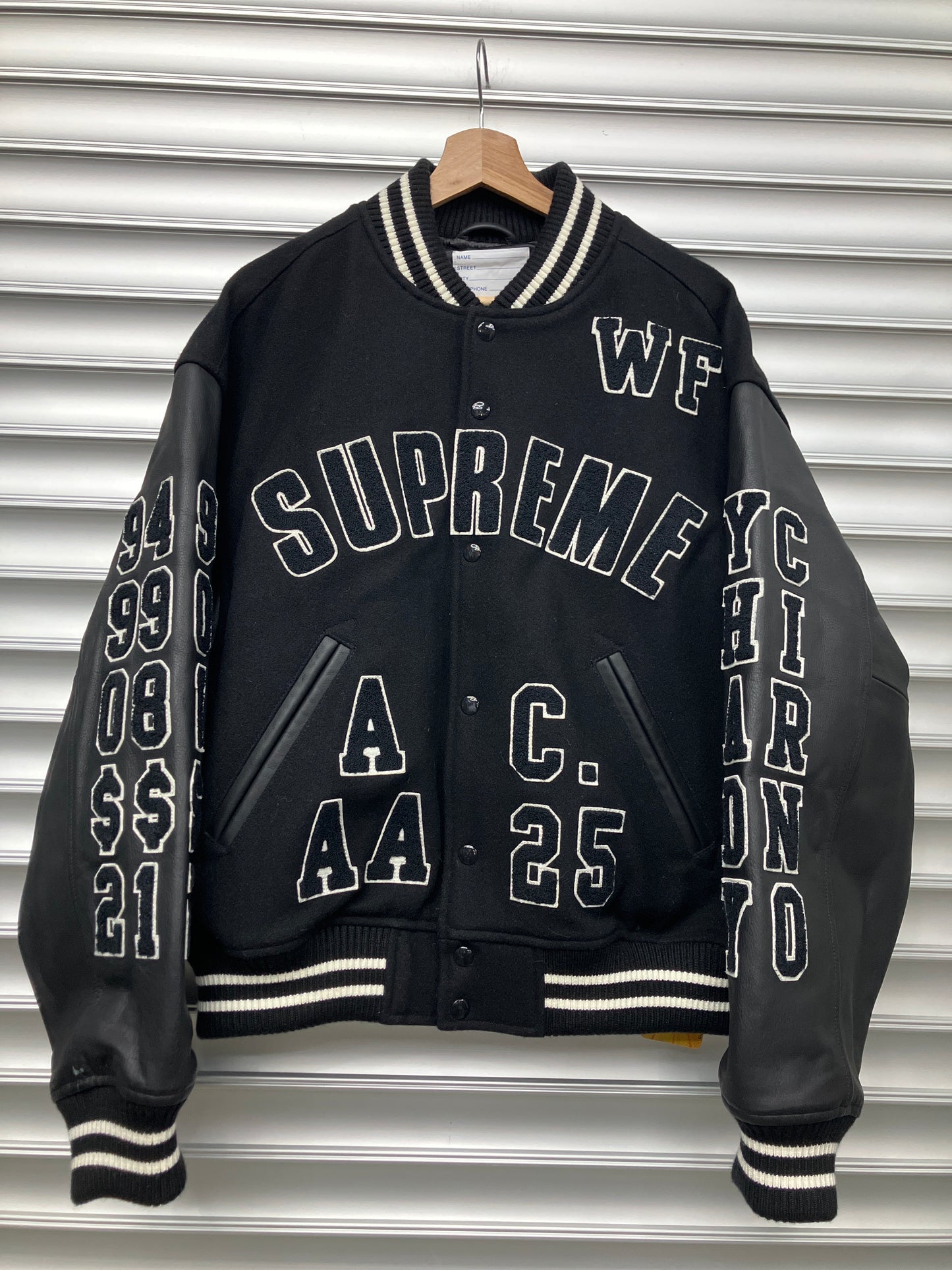 Supreme Almighty Varsity Black - M