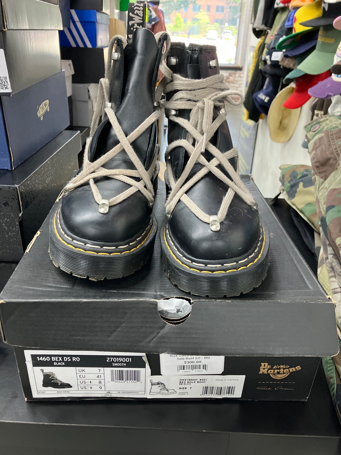 Rick Owen Dr Marten Bex Sole Boot (U) - 8M