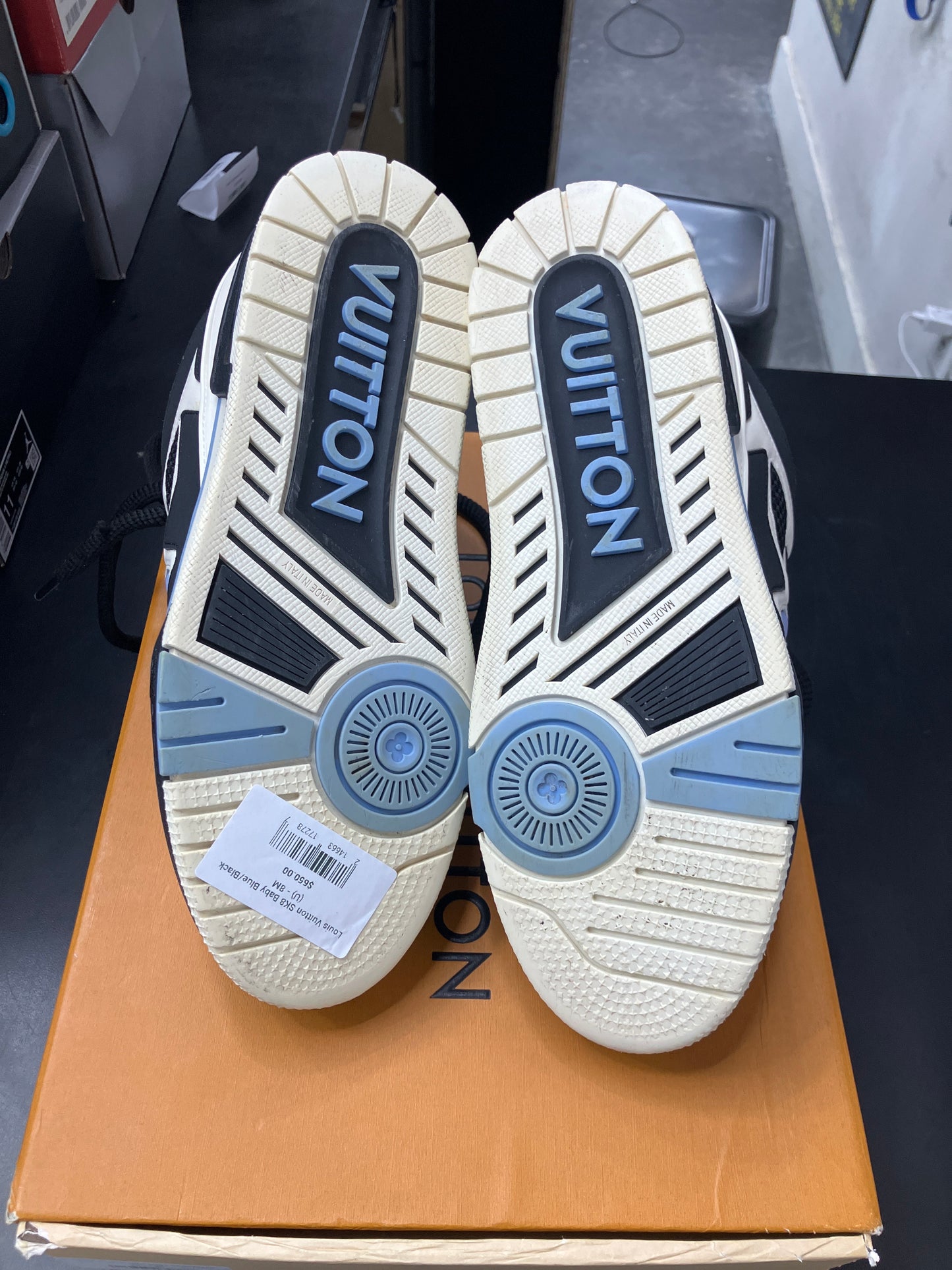 Louis Vuitton SK8 Baby Blue/Black (U) - 8M