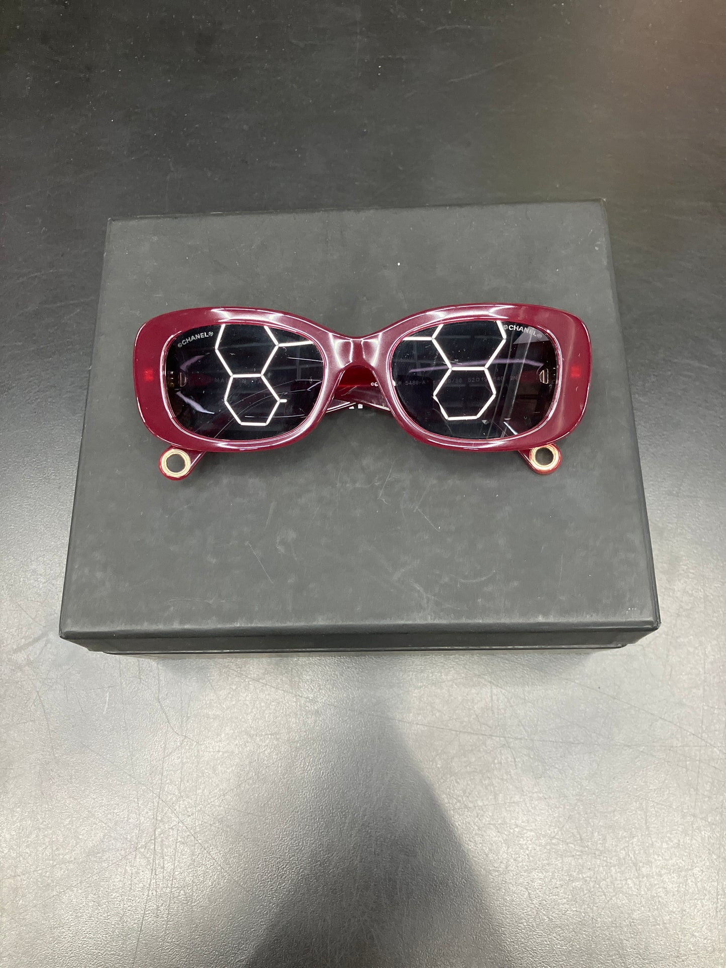 Chanel Acetate Oval Red Shades