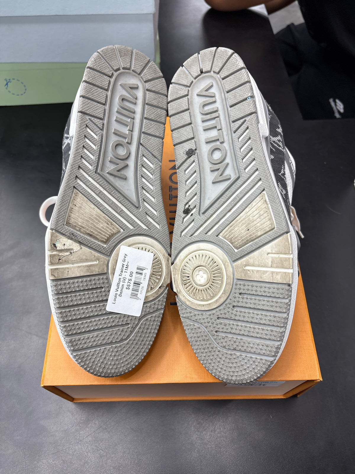 Louis Vuitton Trainer Grey Denim (U) - 11M**