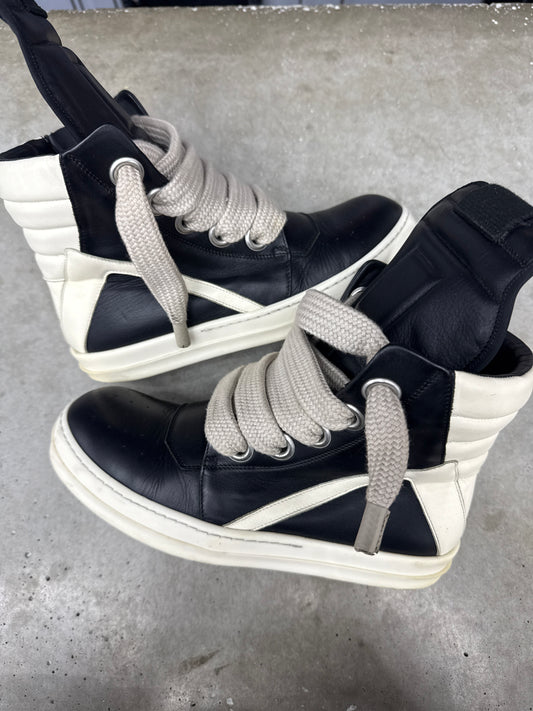 Rick Owen Geobasket Black Jumbo Lace (U) - 40(7) (NB)