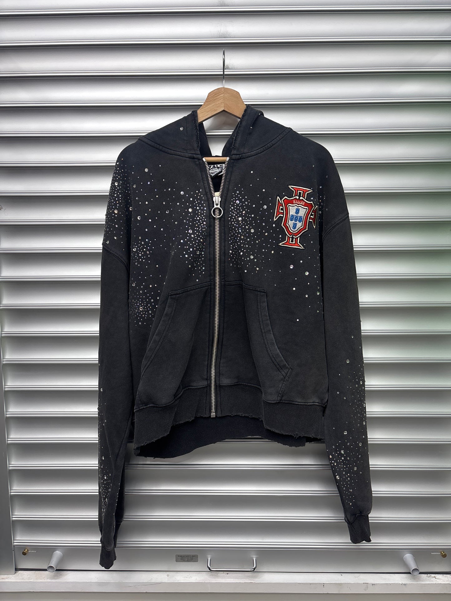 Vale Dreams Rhinestone Hoodie - M