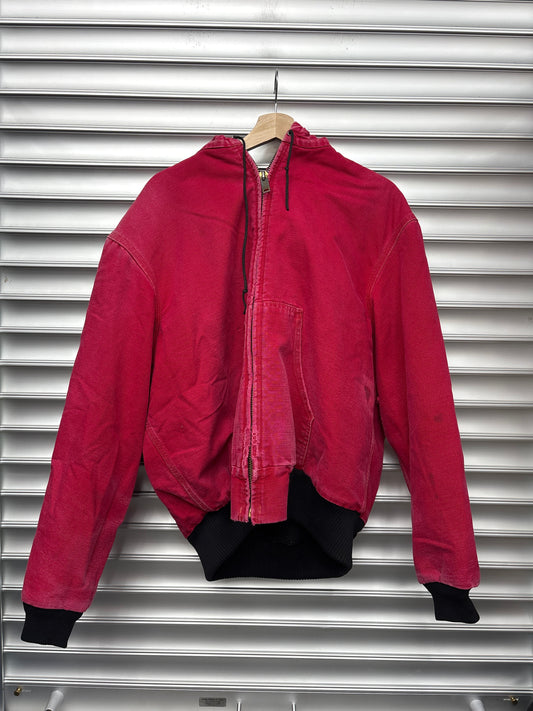 Vintage Carhartt Red Hooded Jacket - L**