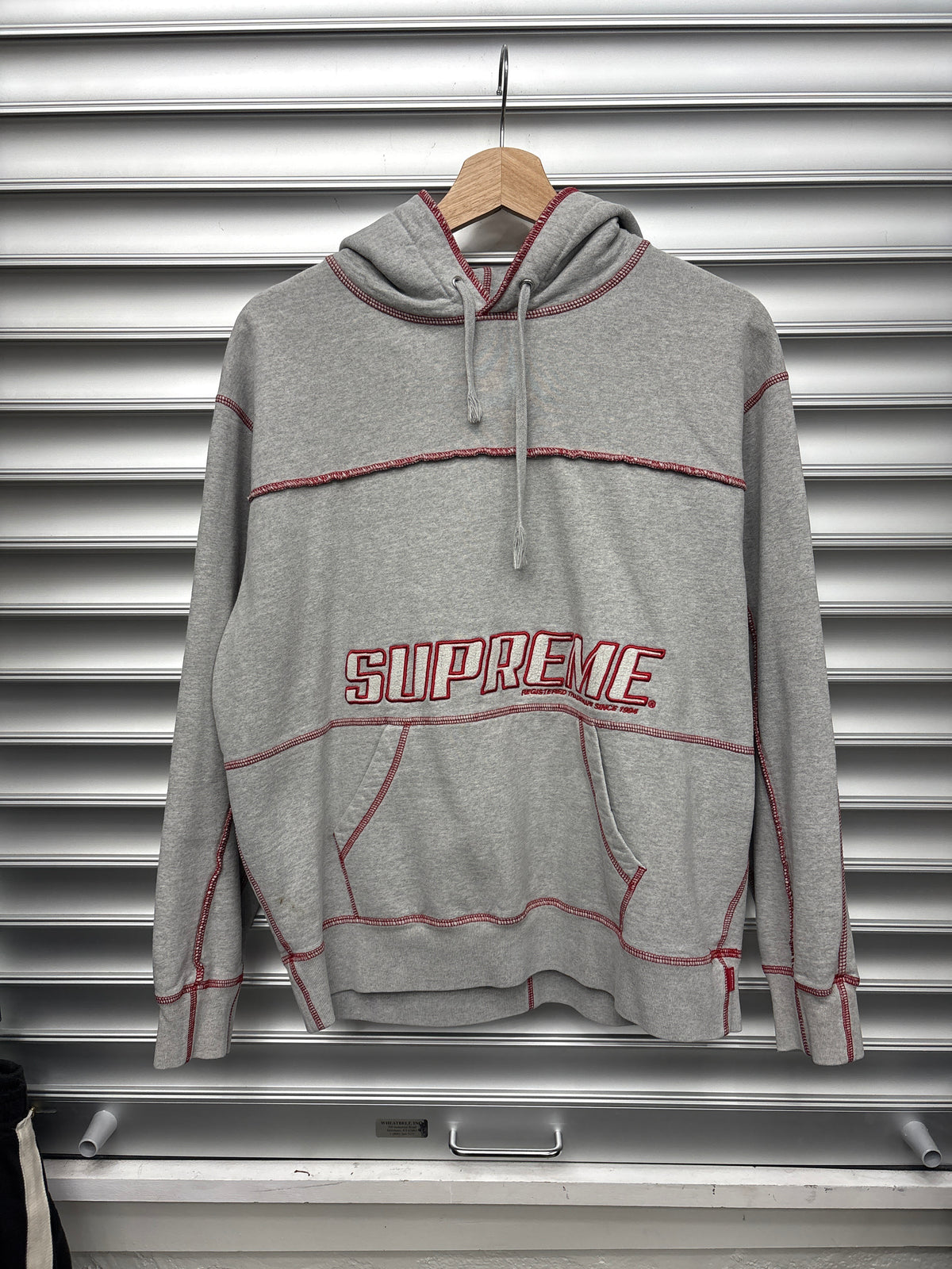 Supreme Stitch Hoodie - S**